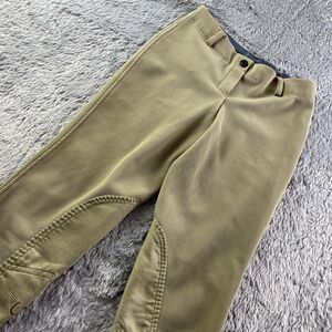 Gutos Riding Pants Womens 24 Beige Khaki Equestrian Corduroy Breeches Horse